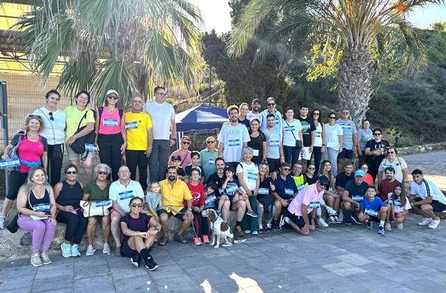 La Marcha Solidaria de NNGG Águilas a beneficio de la Asociación Alzheimer bate récord en participación