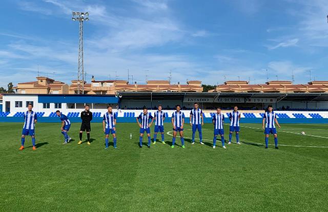 El Águilas FC empata a uno frente al UCAM Murcia . 'B' en el renovado El  Rubial 