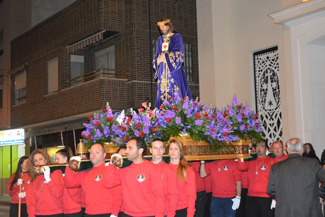  El Cristo Cautivo recorre en Vía Crucis las calles de Águilas