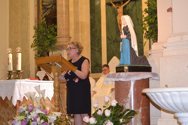 La Hospitalidad de Lourdes de Águilas celebra el acto de bendición de la imagen de Santa Bernardita