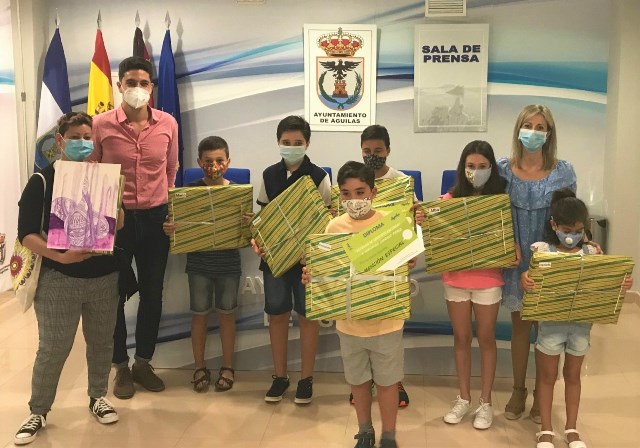 Los ganadores de las iniciativas Águilas se divierte en casa y CopyArt reciben sus premios 