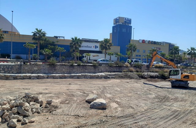 Finalizan las obras de restauración del muro de la Rambla de las Culebras afectado por las últimas lluvias