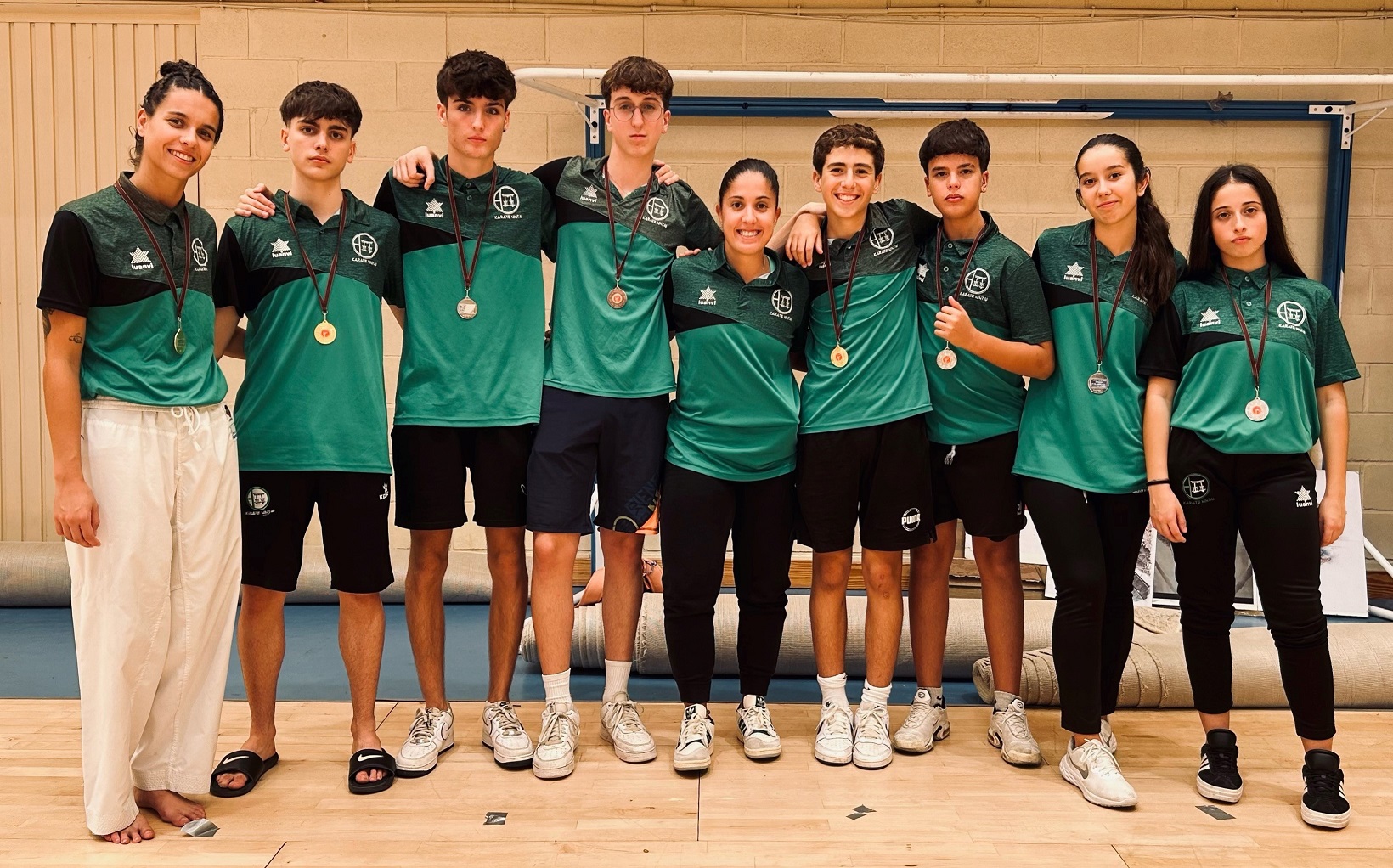 El Club Nintai Águilas se vuelve con 8 medallas del Campeonato Regional de Kárate