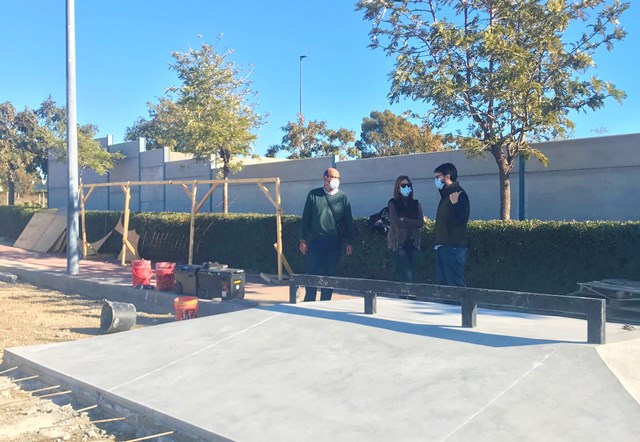 Las obras del skatepark de Águilas entran en su fase final