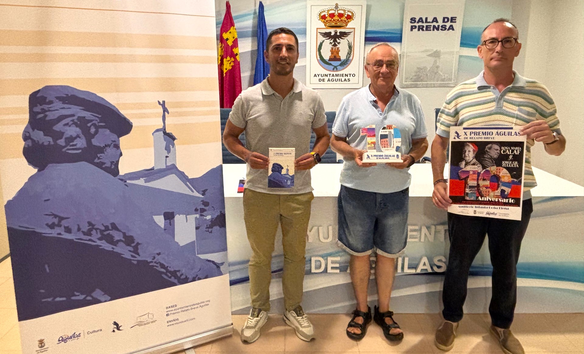 El Ayuntamiento da a conocer los actos conmemorativos de la décima edición del Premio Águilas de Relato Breve