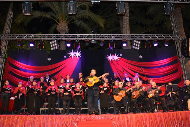 El I Encuentro de Corales en Navidad de Águilas logra el aplauso del público 