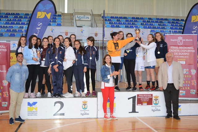 Águilas vuelve a destacar como sede deportiva con la celebración de la Final Regional Cadete por Equipos 