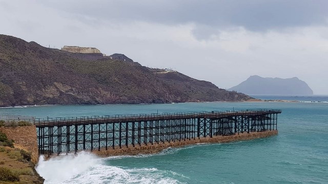 Águilas estará este fin de semana en Alerta Amarilla por fenómenos costeros y vientos de hasta 70Km/h  