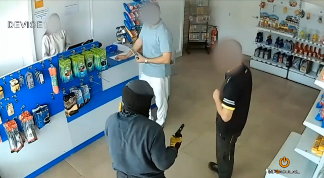 Intento frustrado de atraco a una gasolinera de Águilas