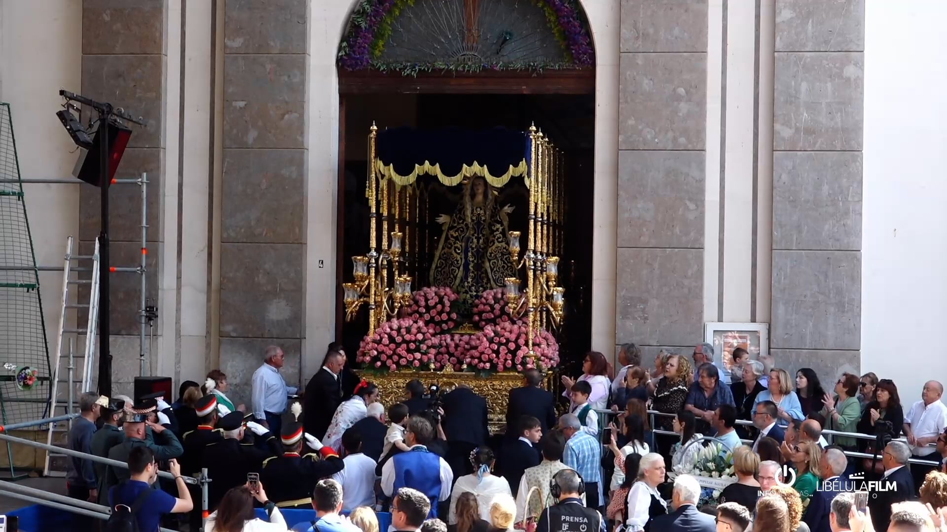 Retransmisión de la Santa Misa y Ofrenda Floral a la Virgen de los Dolores, Patrona de Águilas